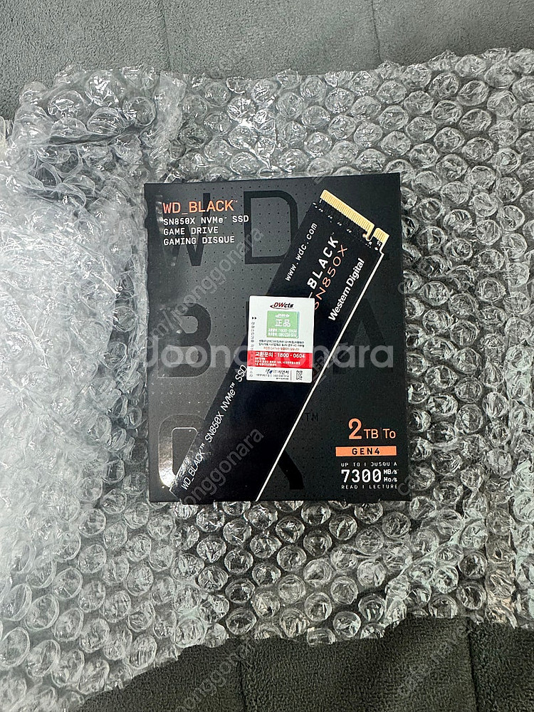 (미개봉) 국내정품 sn850x 2t 2테라 ssd m...--0