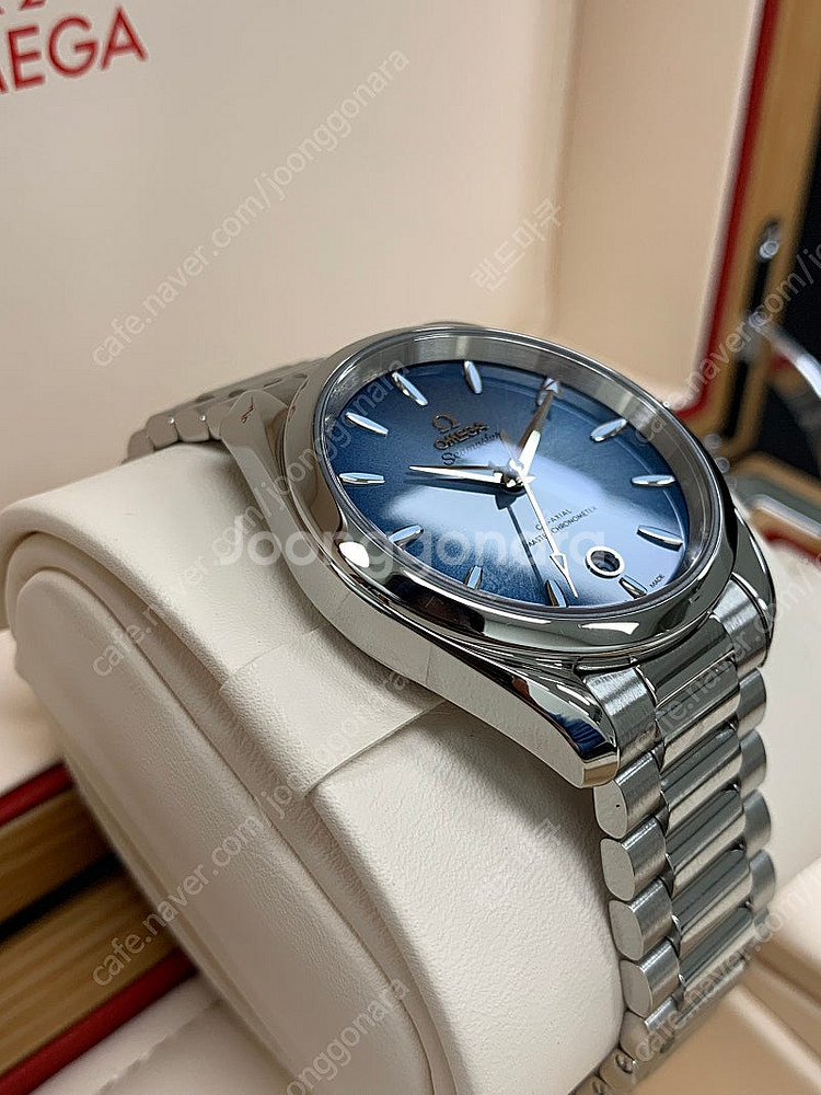 오메가 씨마스터 아쿠아테라 38mm 38미리 썸머블루 ...--4