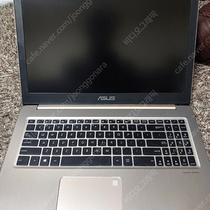 Asus n580v 부품용 입니다. 보드 전원 부 불량