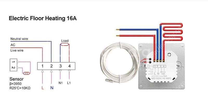 wifi 스마트 온도조절기(새상품.미개봉) 스마트폰 연...--4