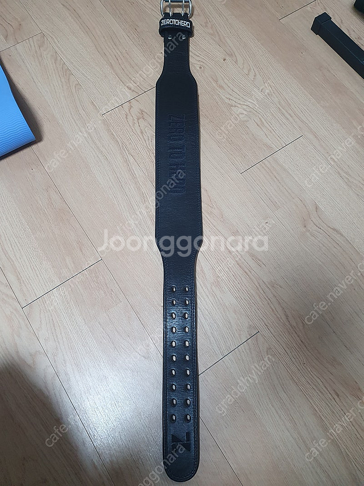 제로투히어로 허리보호대 가죽 벨트 블랙 L 사이즈 팝니...--0