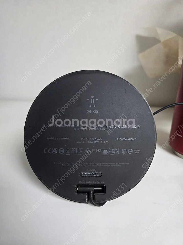 벨킨 3in1 맥세이프 충전기.팝니다.--0