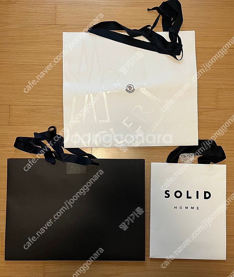 명품 쇼핑백 (샤넬 루이비통 페레가모 겐조 버버리 몽클...--2