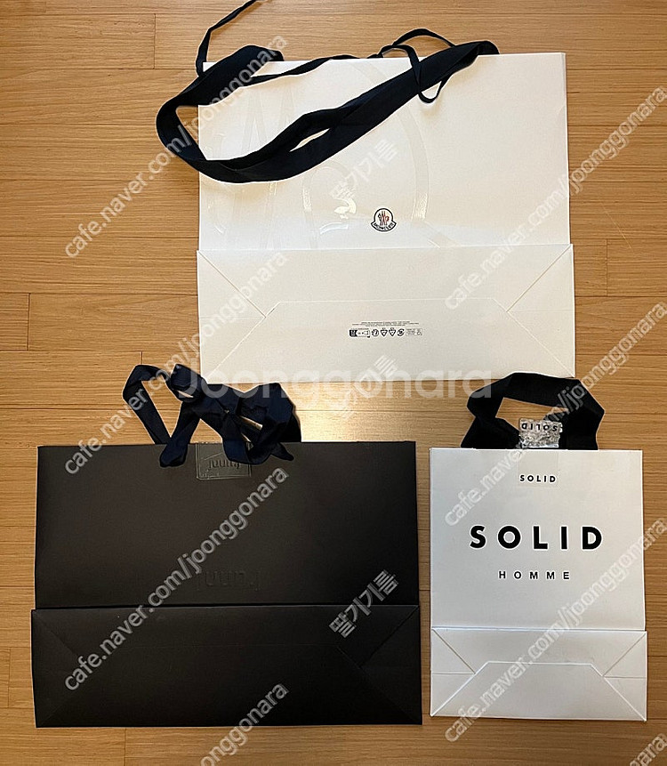 명품 쇼핑백 (샤넬 루이비통 페레가모 겐조 버버리 몽클...--3