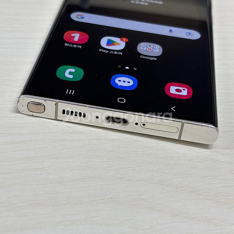 갤럭시S23울트라 크림색상 512용량 무잔상 상태좋은폰 74만 판매합니다--6