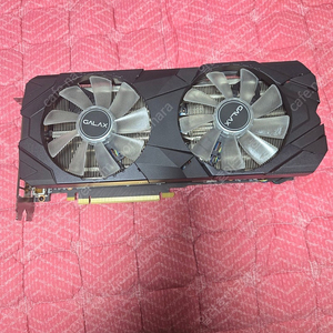 갤럭시 GALAX 지포스 RTX2070 SUPER EX BLACK OC D6 8GB 팝니다