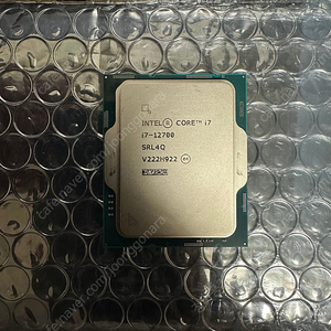 상태좋은 CPU i7-12700 팝니다.