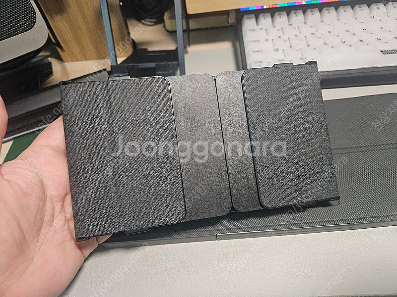 접이식 키보드 터치패드 포함 2종 일괄 판매 한글각인--1