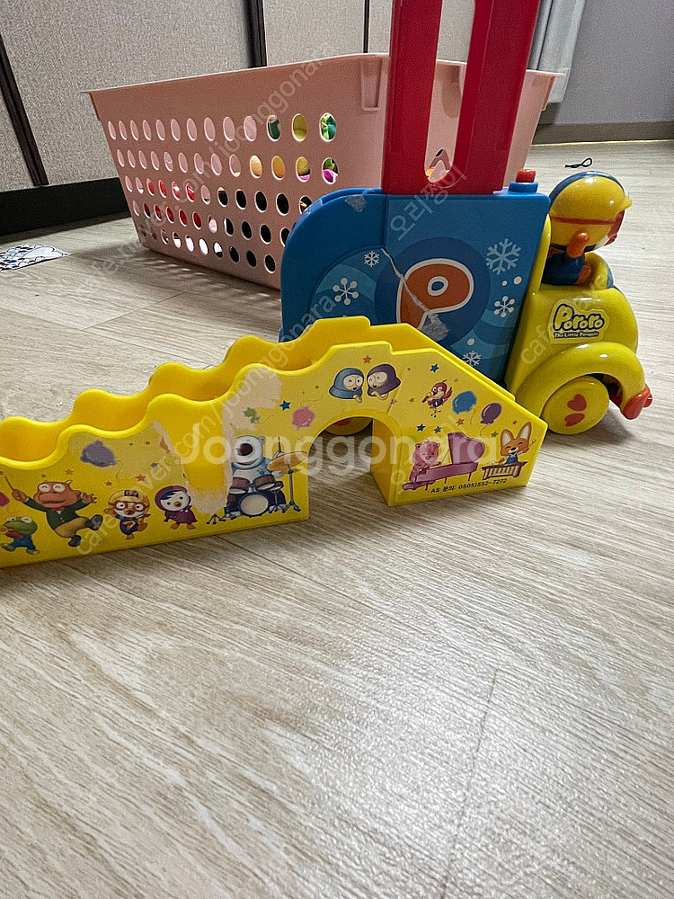 쌍둥이 뽀로로 자동 도미노 장난감 -2개--1