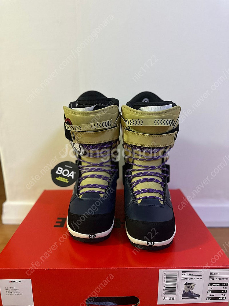 스노우보드 장비 세트 유니온 바인딩 디럭스부츠 새상품 팝니다--6