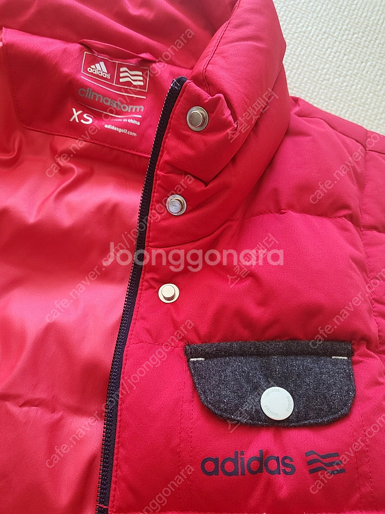 택포) 아디다스 구스패딩조끼 XS--2