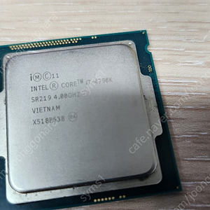 i7-4790k CPU+쿨러포함 / i5-760+쿨러포함