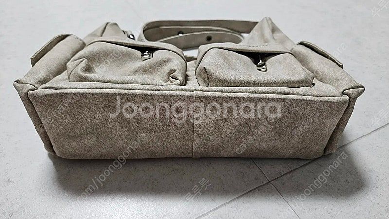 세이모온도 포켓머그백M 빈티지아이보리 새상품--1
