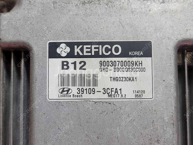 (중고) 그랜져HG 중고 ECU (초기화제품) 39109-3CFA1 / 391093CFA1--1