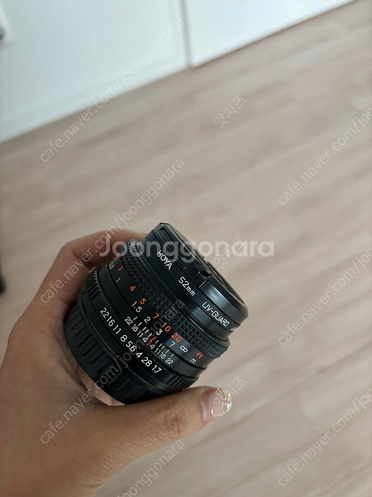 HOYA 52mm 수동렌즈--0