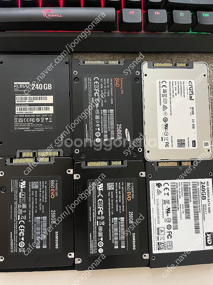 Sata2 2.5” ssd 250g--0