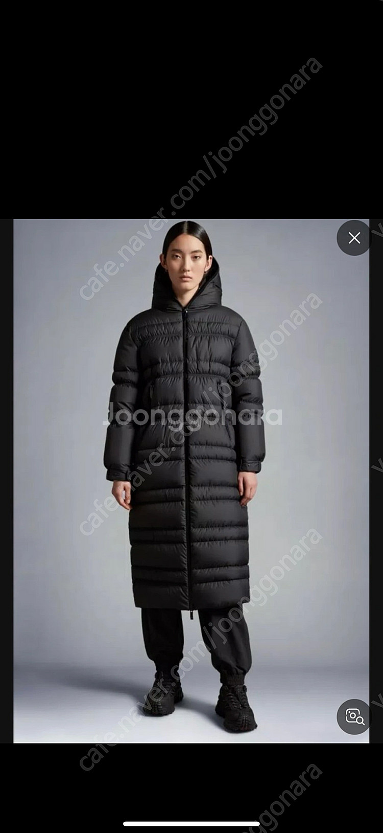 몽클레어 여성 투멘 롱패딩자켓 팝니다.--1
