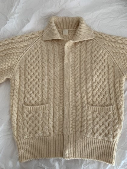 모네마켓 루카 스코틀랜드 울 가디건 이미지