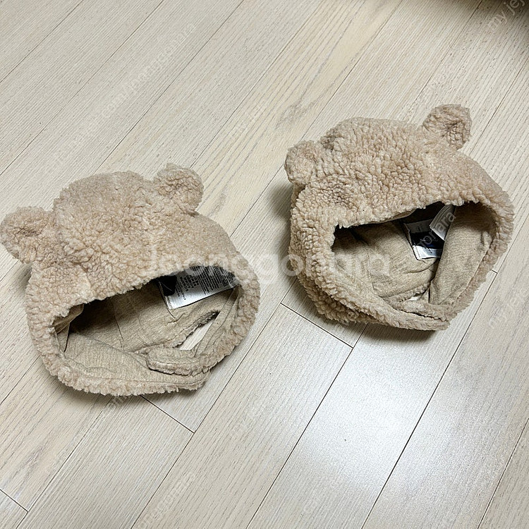베이비갭 아기장갑, 뽀글이모자--0