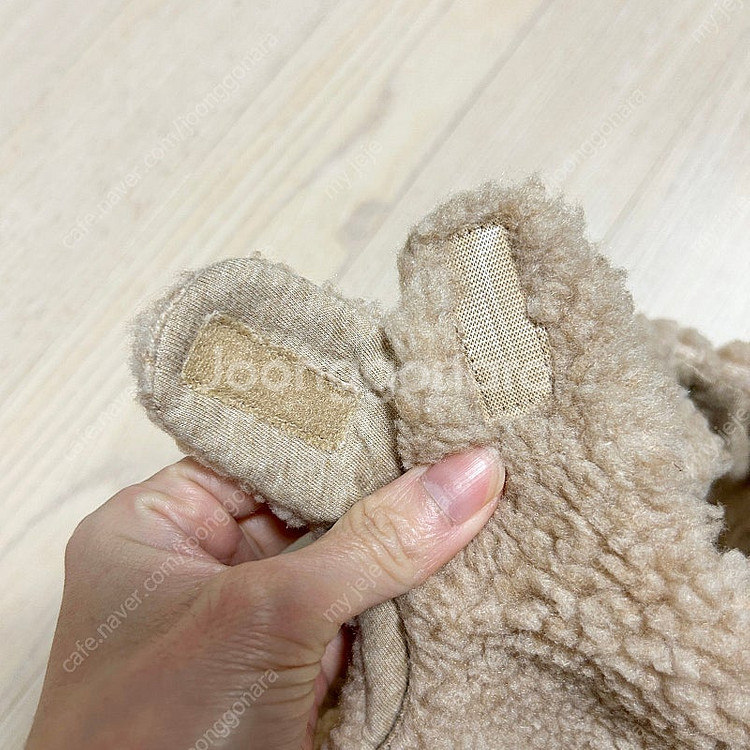 베이비갭 아기장갑, 뽀글이모자--3