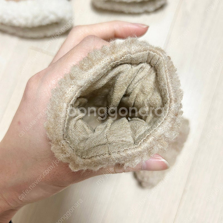 베이비갭 아기장갑, 뽀글이모자--6