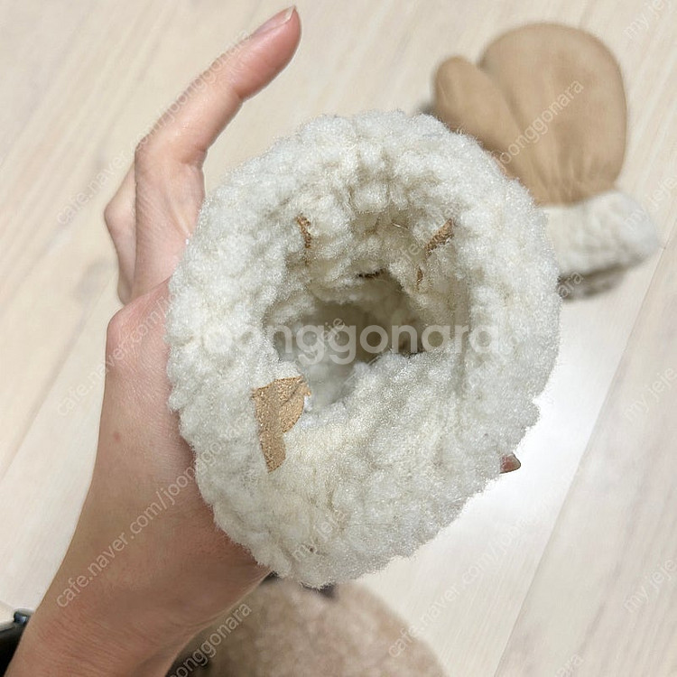 베이비갭 아기장갑, 뽀글이모자--7