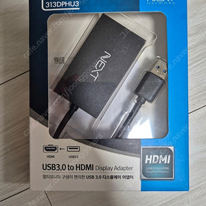 맥북M1 듀얼 모니터 연결, USB3.0-to-HDMI 디스플레이 어댑터 (NEXT-313DPHU3) 팝니다.