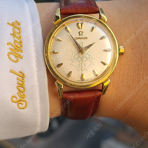 [정품] 오메가 씨마스터 XVI 1956년 올림픽 다이얼 한정판 18K 금통 빈티지 (Omega Semaster Olympic 1956 Vintage )