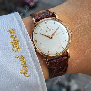 [정품] 오메가 클래식 로즈골드 아라빅 18K 금통 수동 빈티지 (Omega Classic Arabic RG 14K Vintage)