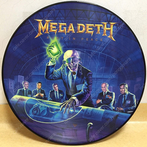 LP ; megadeth - rust in peace 메가데스 엘피 음반 픽쳐디스크 헤비메탈, 스래쉬 메탈 명반 picture disc