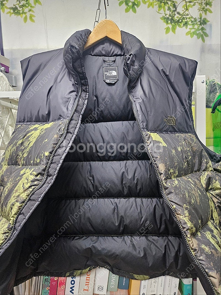 노스페이스 패딩조끼 115 구스다운 눕시 700 밀리터...--4