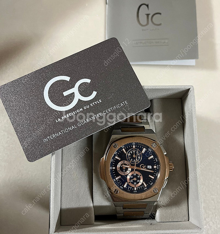 [남성용 고급 쿼츠 시계] GC Y99002G7MF--0