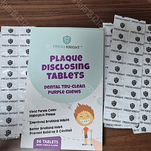 치태염색약 90정 (Plaque Disclosing Tablets, 아이들 양치습관 들이기)