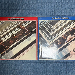 [희귀!!!] 영국산 The Beatles (비틀즈) “1962~1966” (Red) & “1967~1970” (Blue) 1973 년산 초판 LP 판매합니다