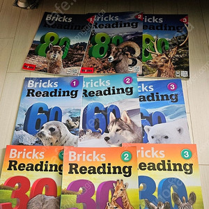 브릭스 30 50 60 80 reading bricks 시리즈 권당 11000원 새책