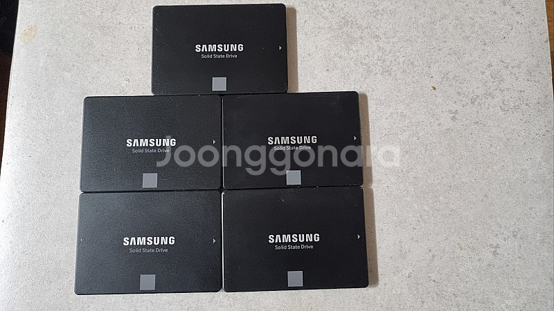 삼성 SSD 860EVO 250GB 5개--0