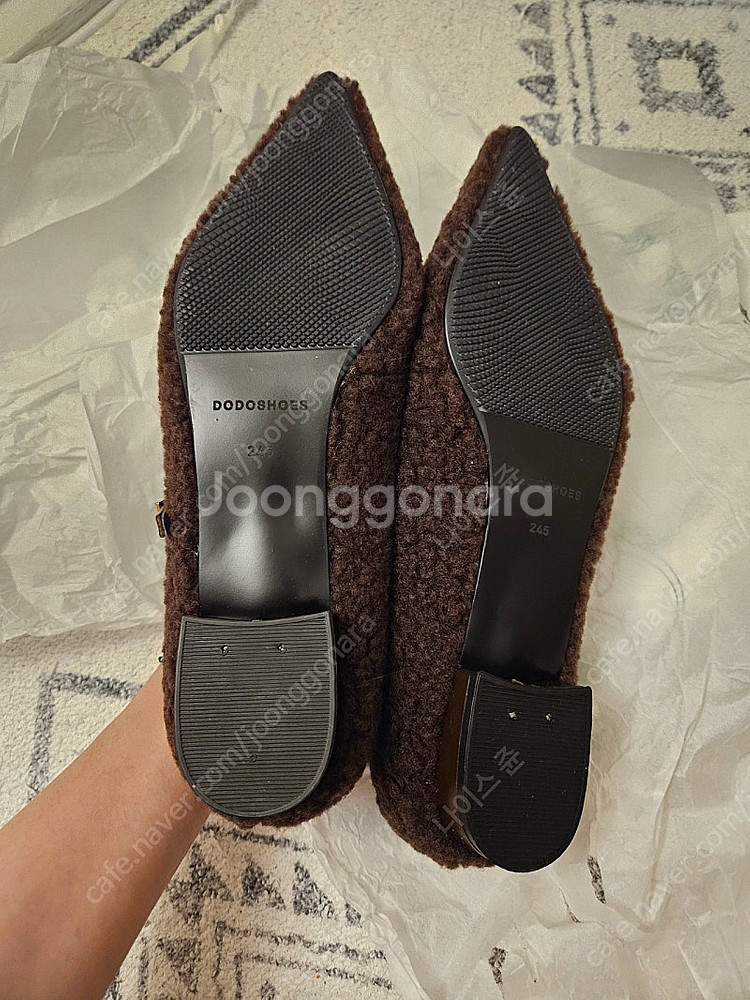 도도슈즈 테디 플랫 245 양털플랫 dodoshoes ...--2