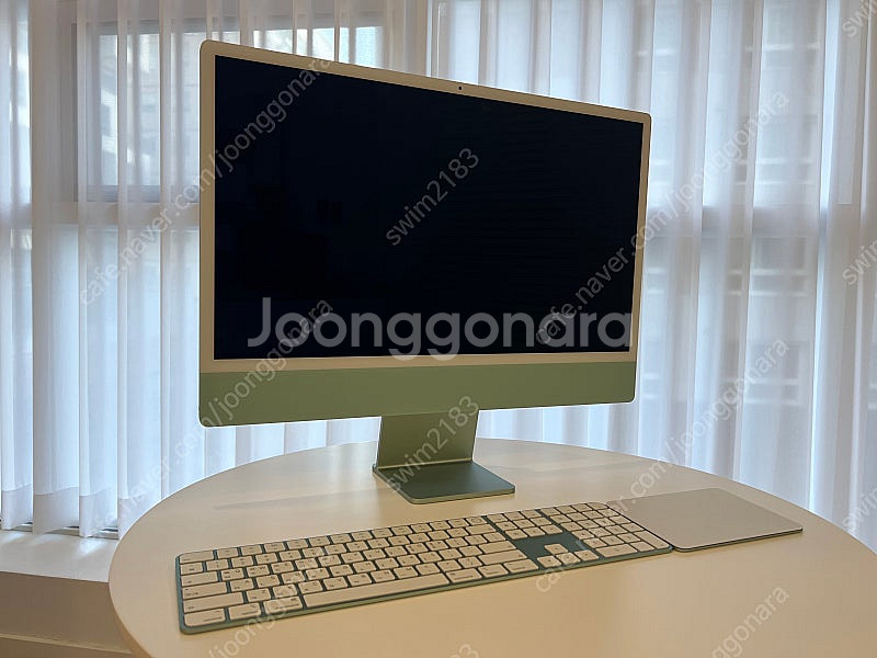 아이맥 2021, M1, 그린 16GB/1테라--0
