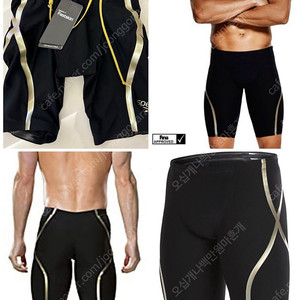 (가격내림) 선수용 스피도 수영복 Speedo LZR Racer X High Waisted Jammers - Black / Gold (Size - 22)