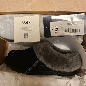 어그 ugg 슬립온 슬리퍼 블랙색상 6사이즈