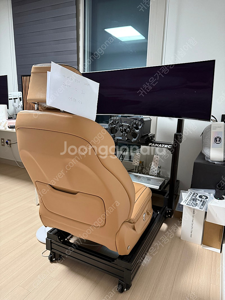 파나텍 레이싱휠 세트 판매합니다--0