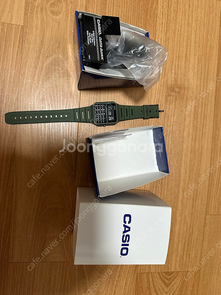 카시오 데이타뱅크 계산기 시계 미사용 신품 판매합니다--0