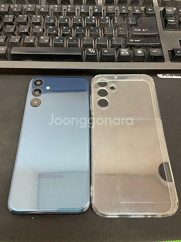 갤럭시M15 와이드7 블루 128GB 무잔상 상태좋은 ...--1