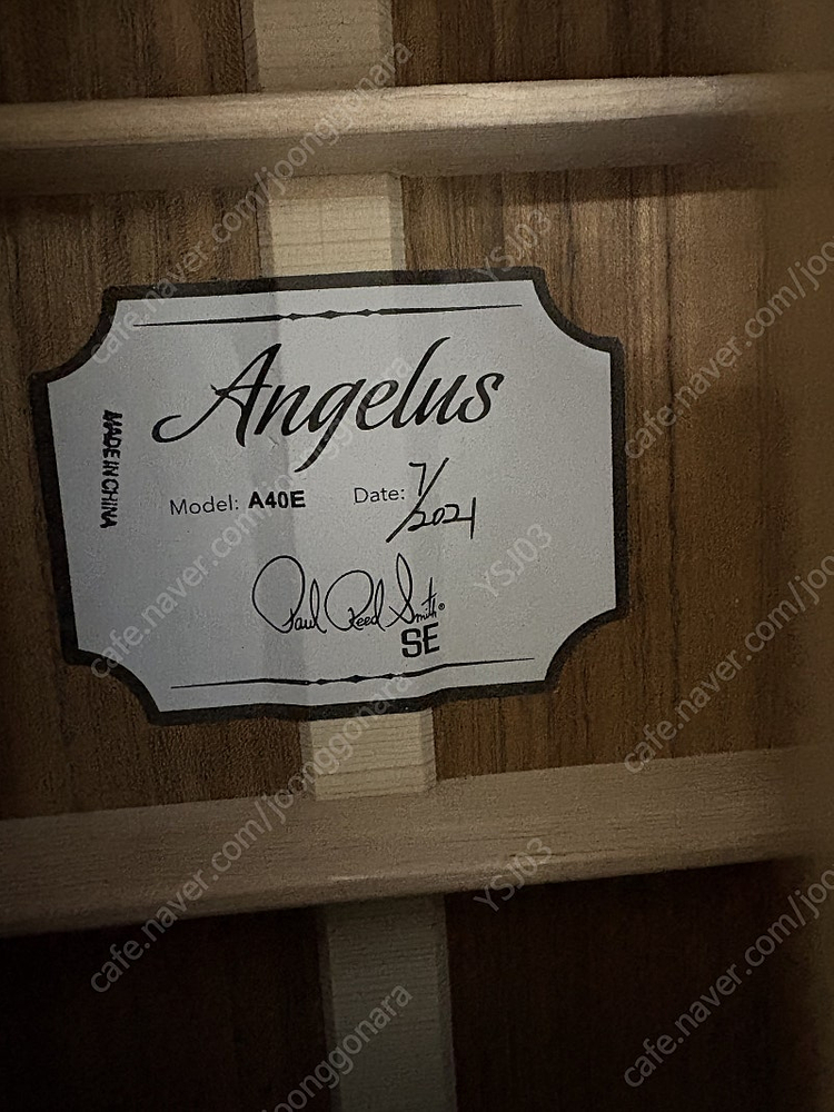 PRS SE Angelus A40E 통기타 급처 이미지