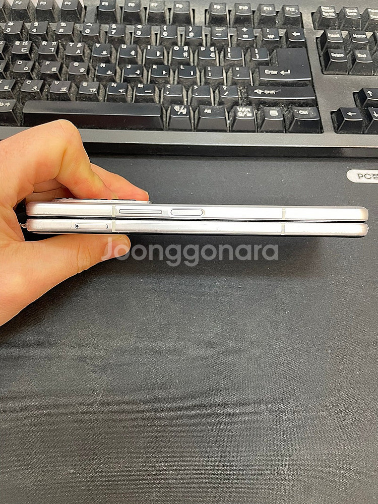 갤럭시Z폴드3 실버 512GB 무잔상 상태좋은 중고44...--5