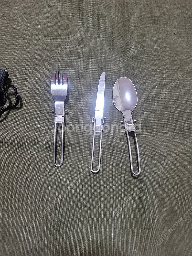 군용반합과 수저세트 일괄--6