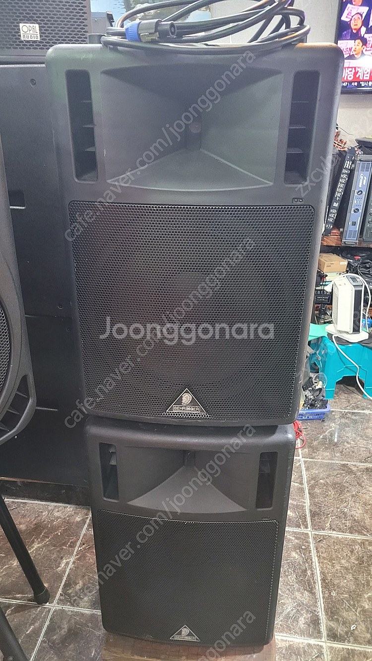 행사용앰프셑트 200만.베링거 액티브 스피커 55만.레...--2