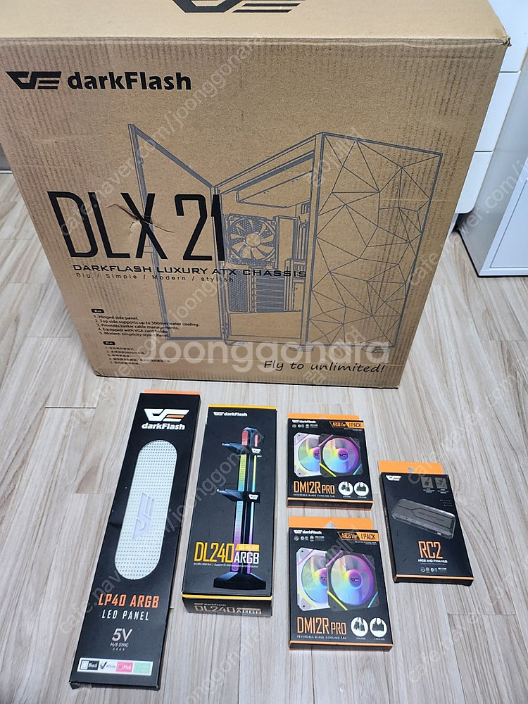 다크플래쉬 dlx21 화이트 외 악세사리 일괄판매합니다--6