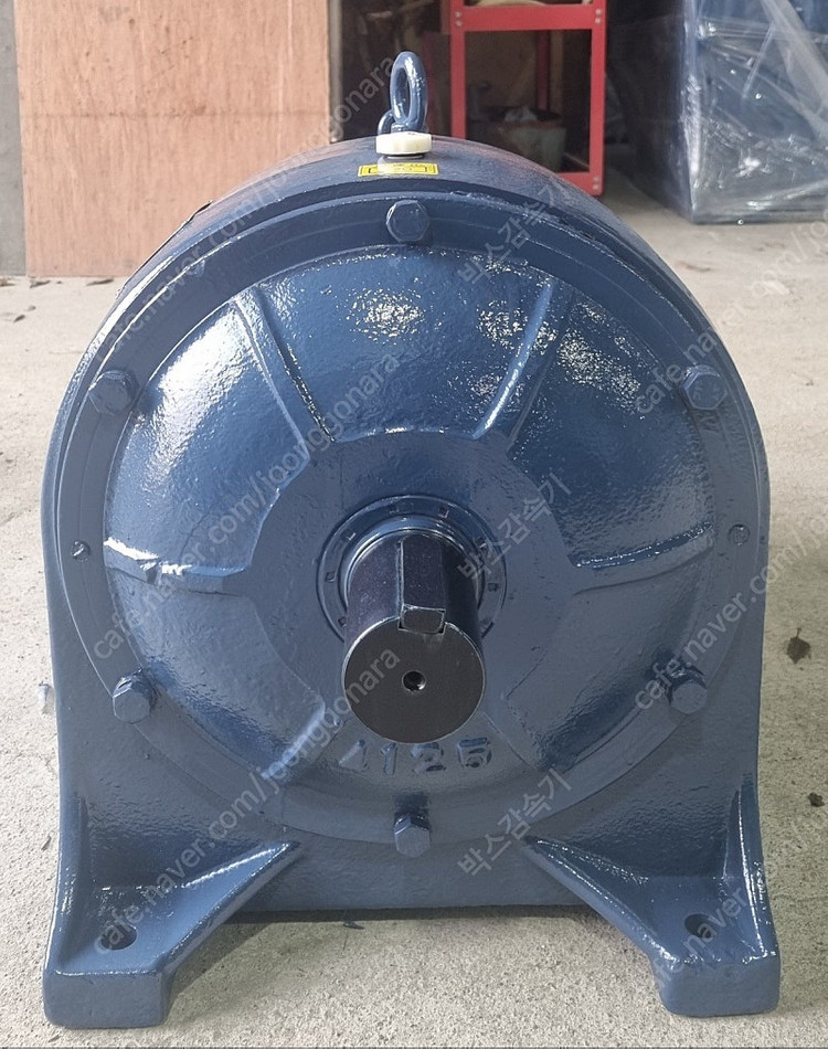 기어드감속기모터, 10HP(마력), 비율 1:20, 현대감속기 제품, 중고 기어드감속기모터 이미지