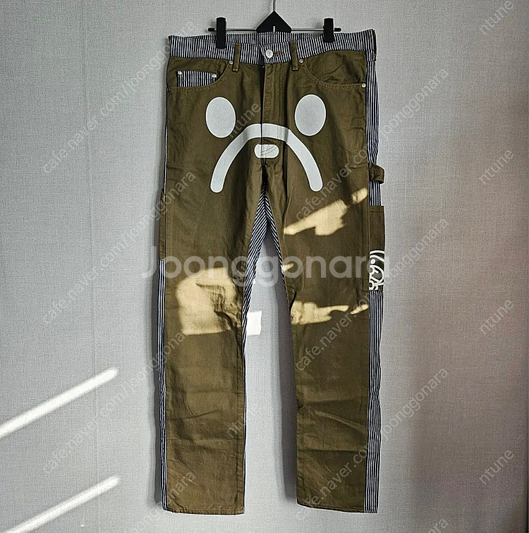 [L] OG 베이프 베이비 밀로 데님 바지 팬츠 청바지...--0